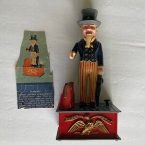 Uncle Sam plastic bank vintage